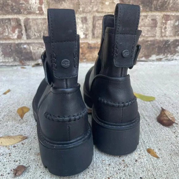 UGG Black Ankle Boots - Picture 6 of 11